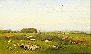 George Inness In the Roman Campagna Spain oil painting artist